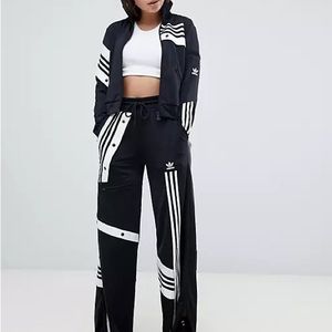 NWT Danielle Cathari Adidas Track Pants Black Sz Small